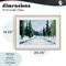 Stupell Industries Snowy Tall Tree Pass Framed Print Under Glass, design by Petal Prints Design